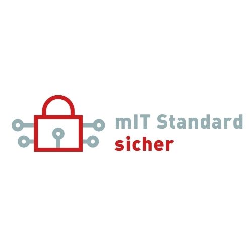 Logo vom Projekt mIT Standard sicher