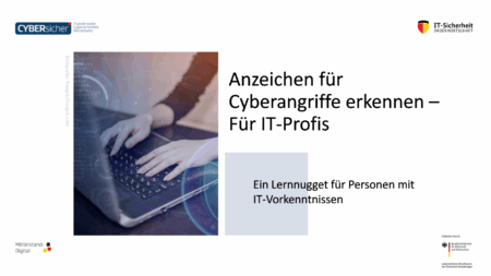 Anzeichen für Cyberangriffe erkennen – Für IT-Profis