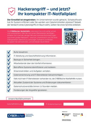Hackerangriff – und jetzt? Ihr Notfallplan