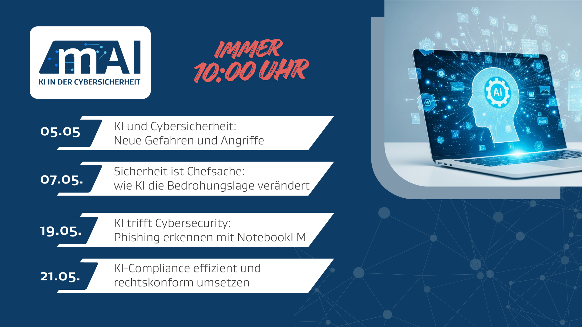 mAI Terminübersicht