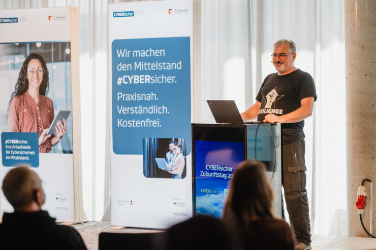 Manuel Atug auf dem CYBERsicher Zukunftstag