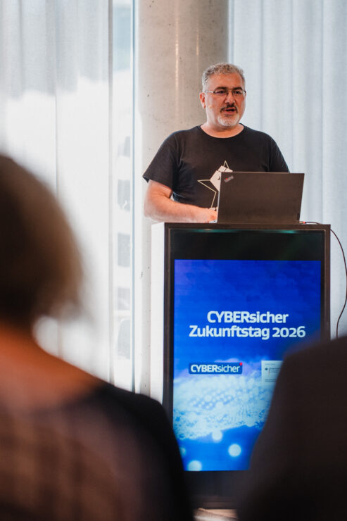 Manuel Atug auf dem CYBERsicher Zukunftstag 2026